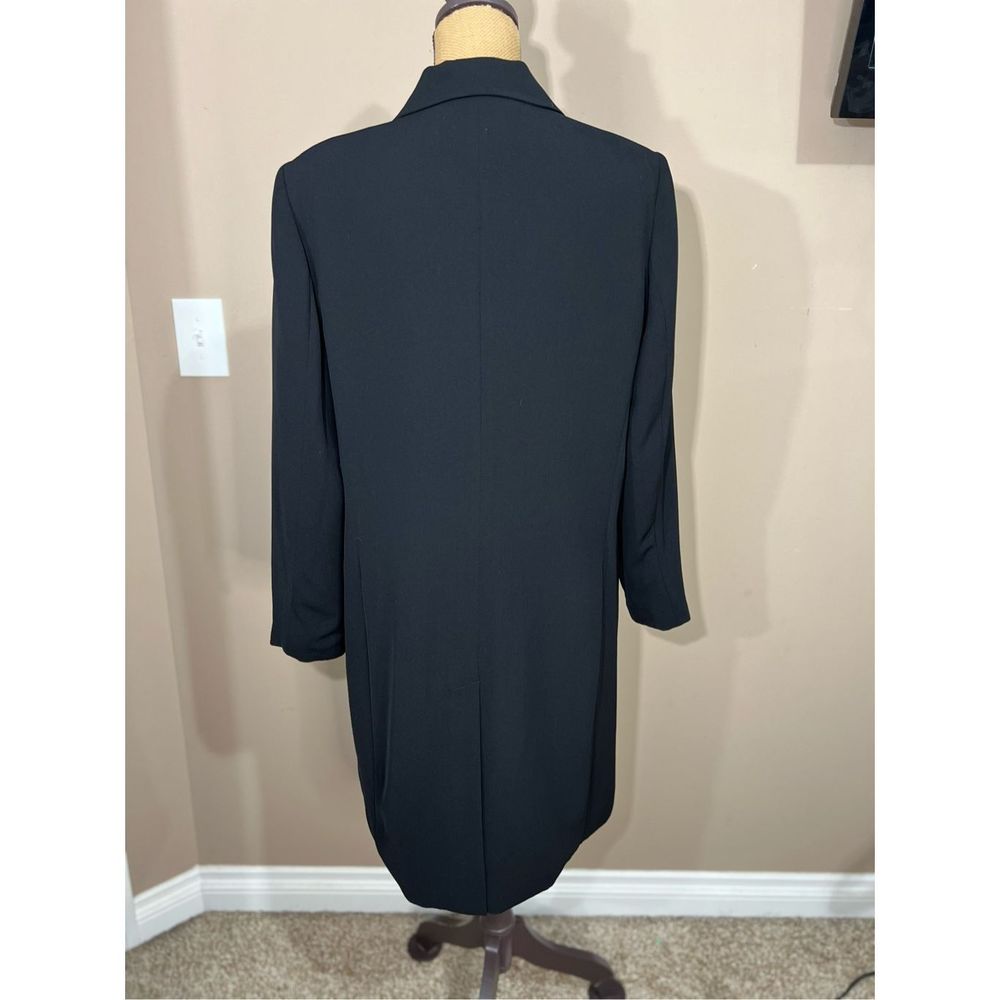 Women’s Norton McNaughton Vintage Long Line Dress Suit Rain Coat Jacket Size 14 - Picture 5 of 8